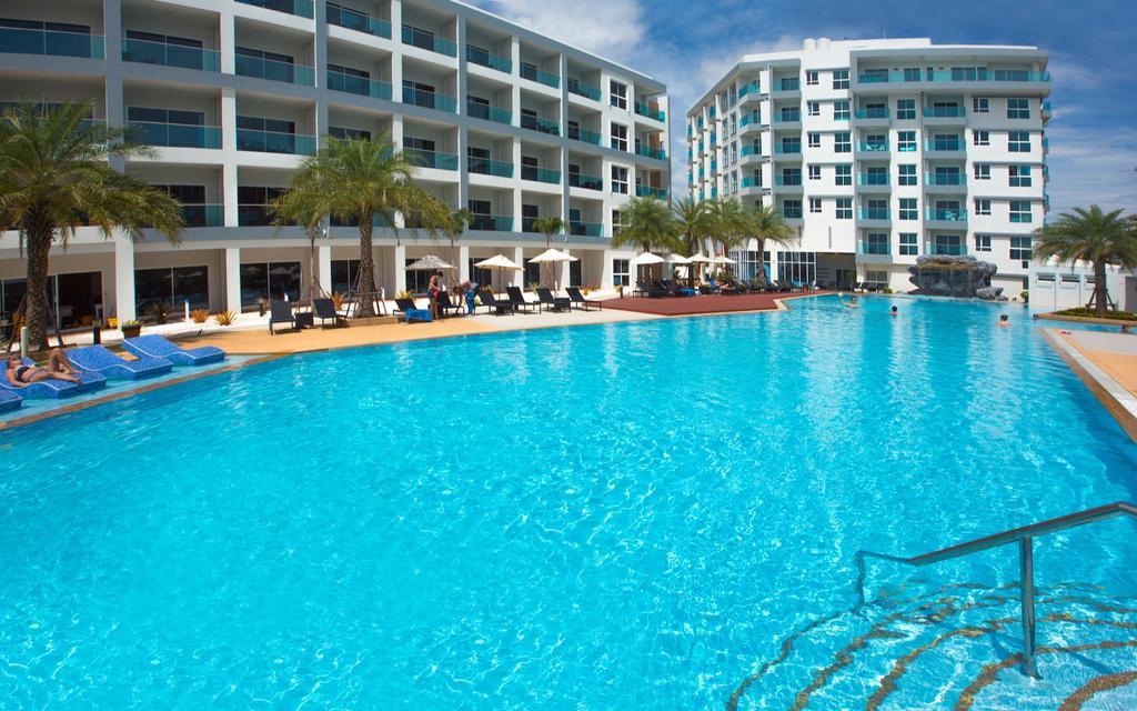 Grandblue Condominium 307 Pool-Seaview Maephim Rayong Mae Phim Exterior foto